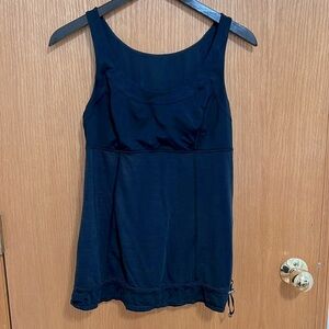 LULULEMON "RUN TA TA TOPPER" Black Size 8 Gentle Used